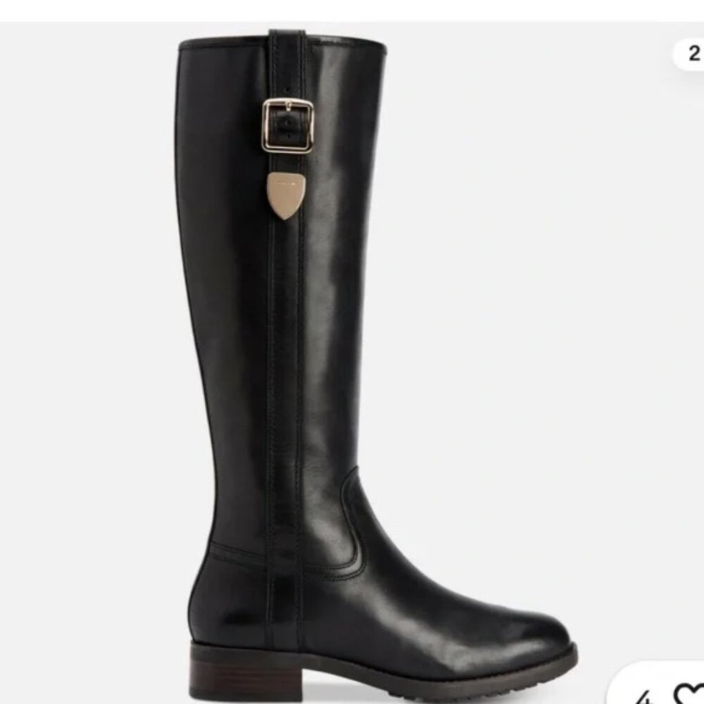 Coach Black Over the Knee Boots